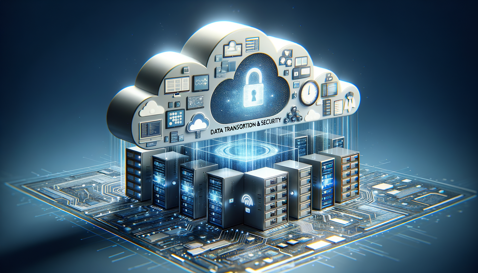 Example: Transforming and Securing Data Across Providers Image